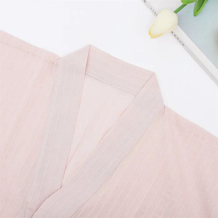 Nayulin dress - Jacquard Cotton Nightdress Pink - Image 7