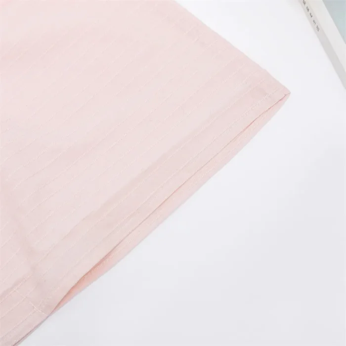 Nayulin dress - Jacquard Cotton Nightdress Pink - Image 6