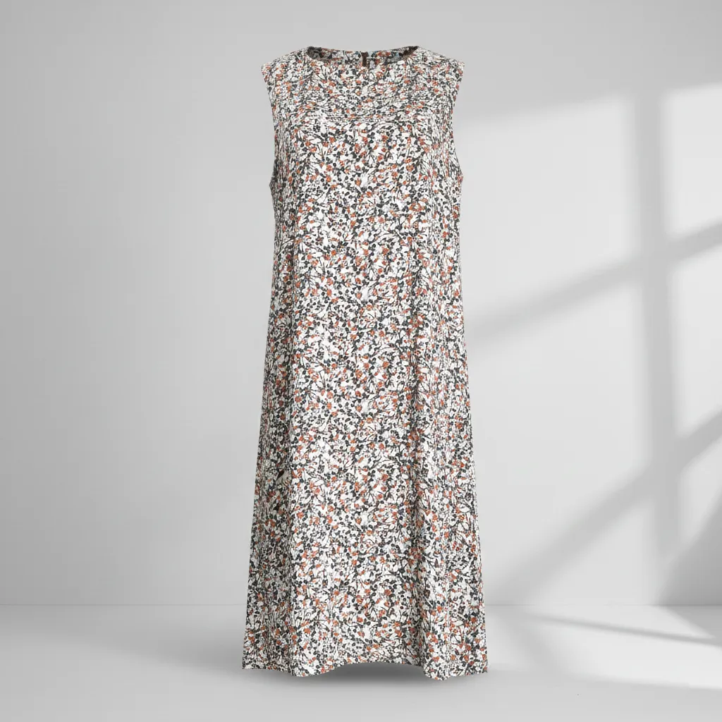 Short-Sleeveless-floral-Dress-bright-5 Sukienka Nayulin - Wildberry Whisper Dress - obrazek 1