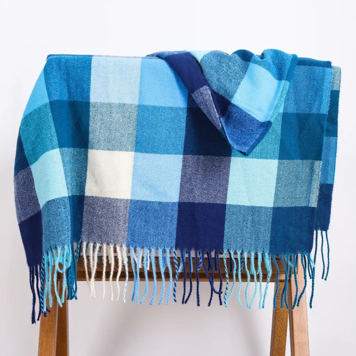 Nayulin scarf – Blue Horizon Weave - Image 5