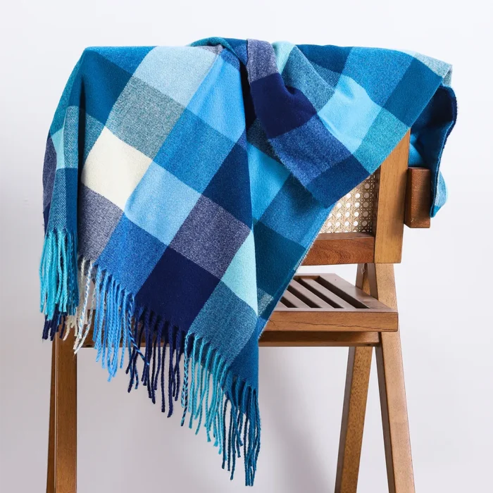 Nayulin scarf – Blue Horizon Weave - Image 4