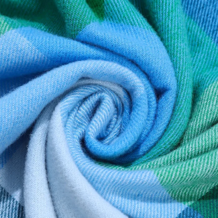 Nayulin Scarf – Forest & Sky Reverie - Image 5