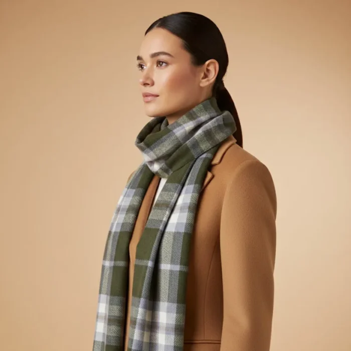 Szalik Nayulin – Olive Mist Heritage - obrazek 3