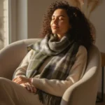 Szalik Nayulin – Olive Mist Heritage - obrazek 4